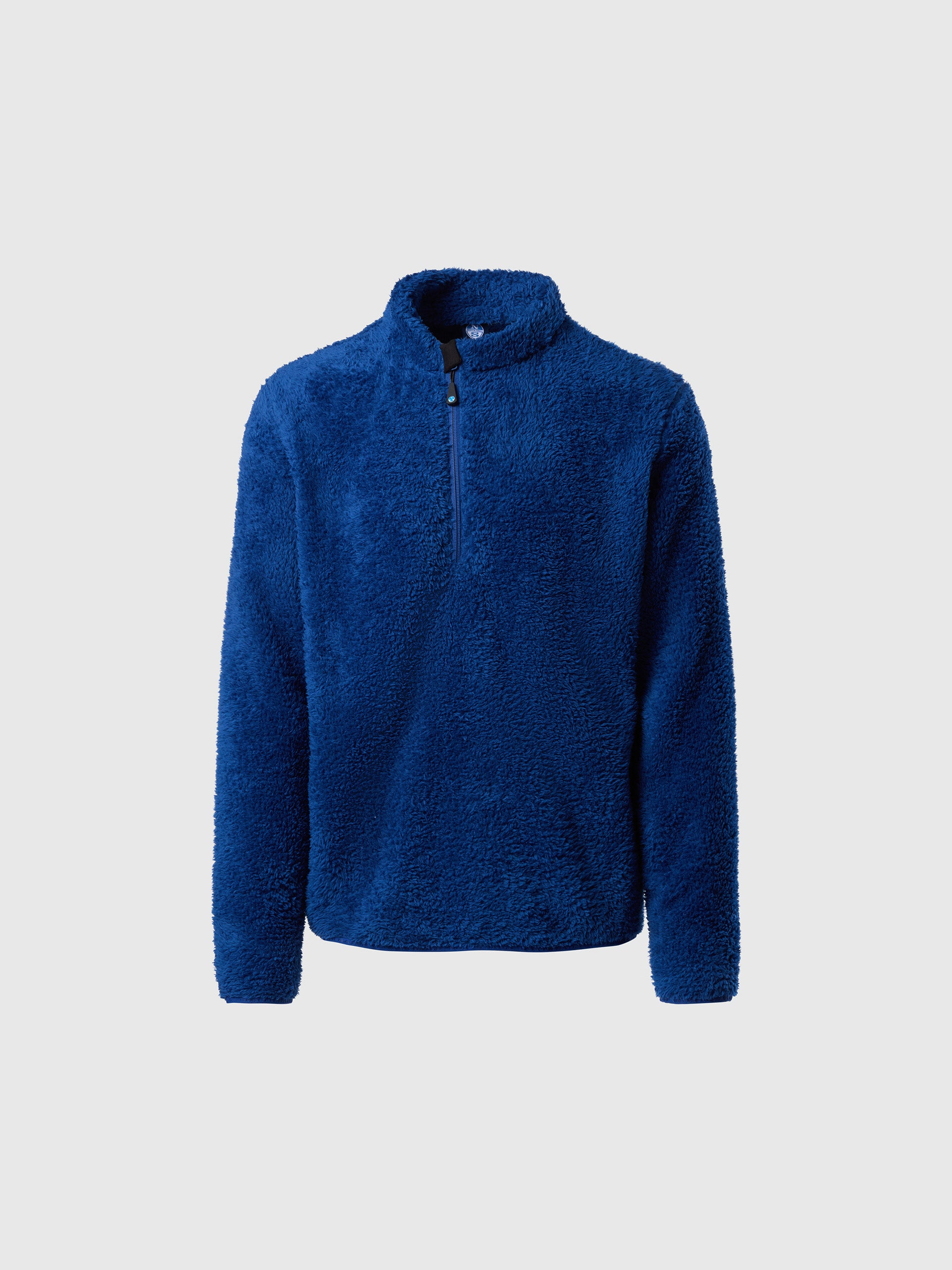 hover | Ocean blue | high-loft-fleece-smock-27m311