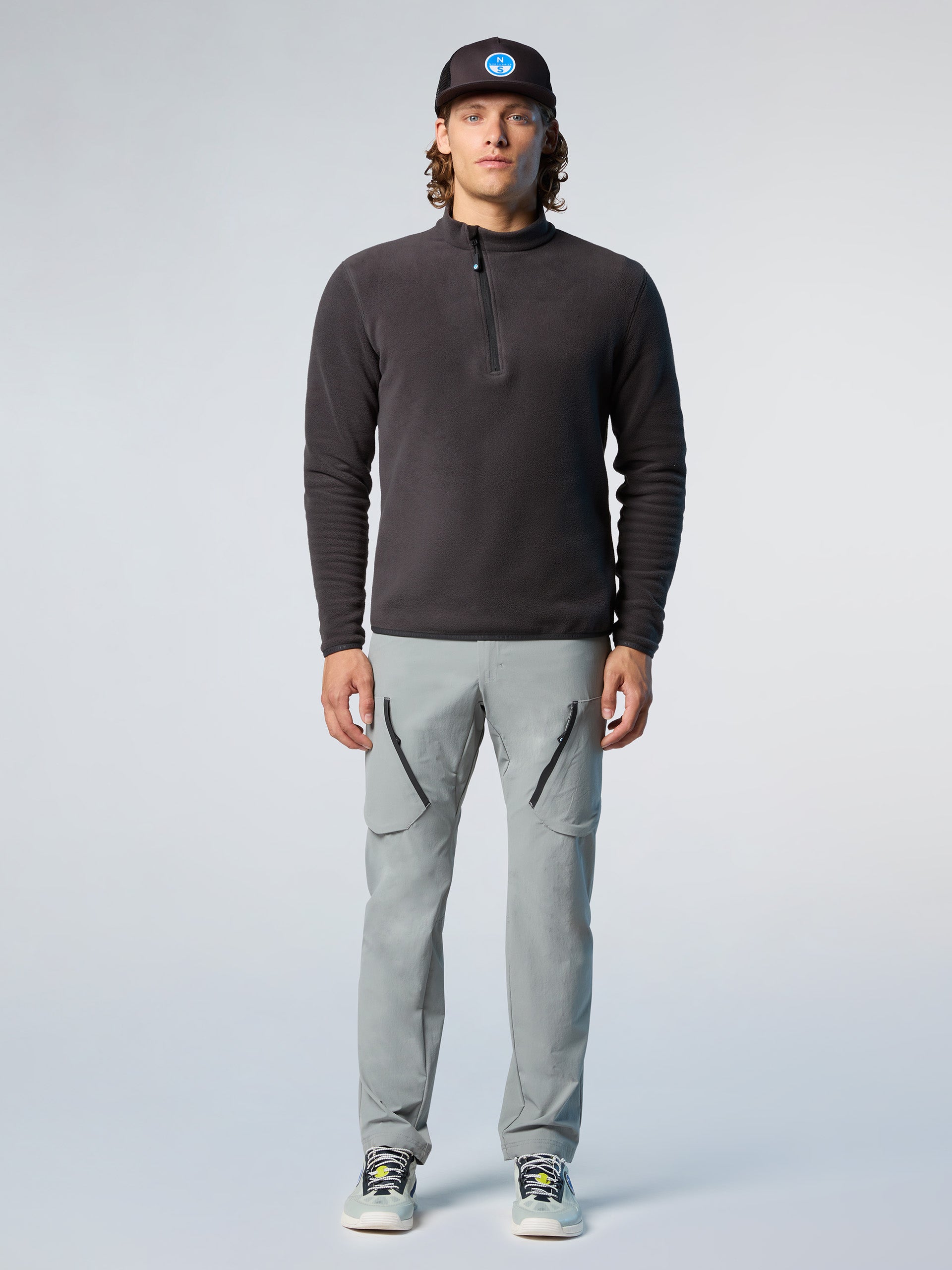 Fleece Mocking Micro Fleece Smock | North Sails