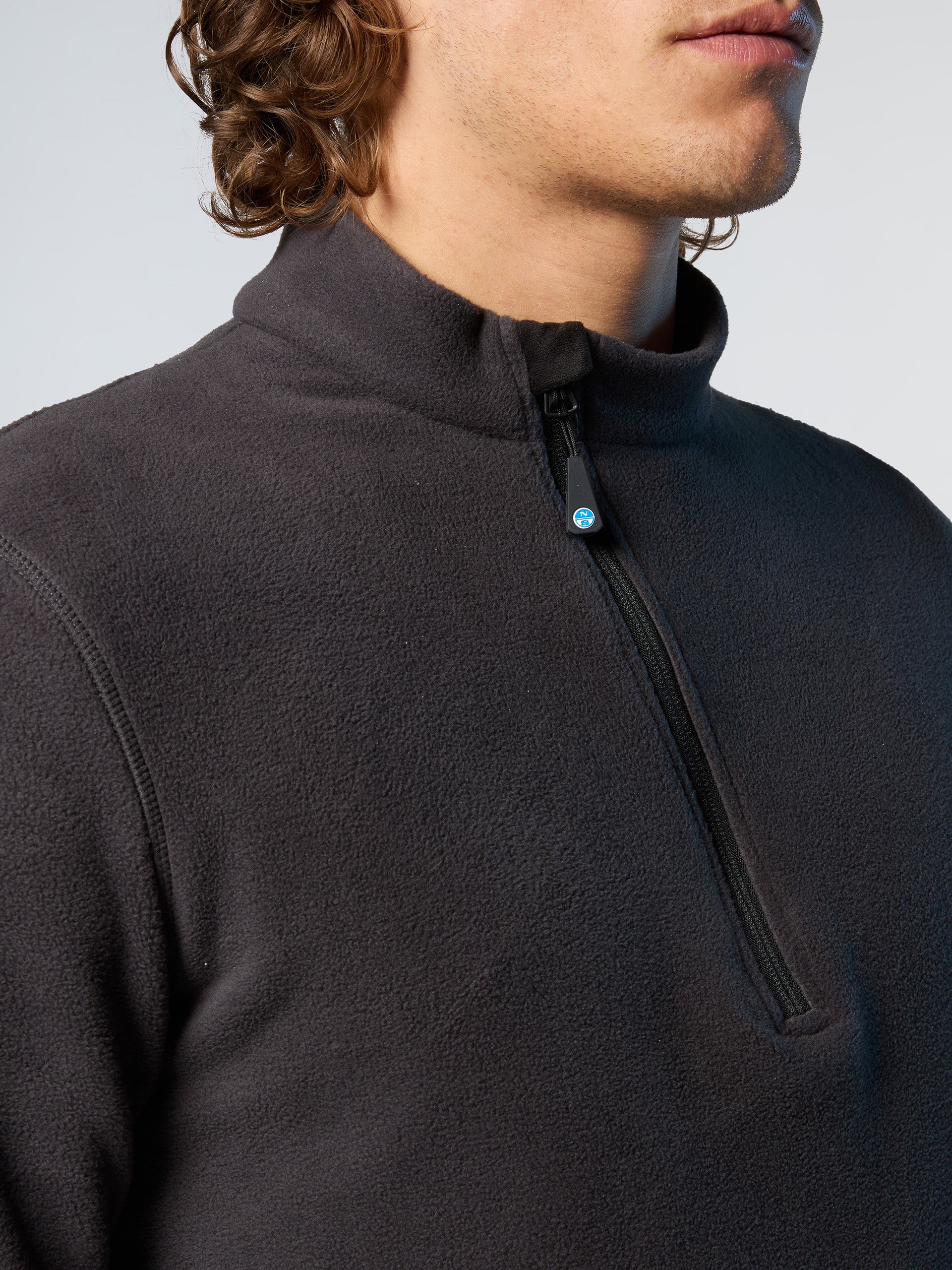 Fleece Mocking Micro Fleece Smock | North Sails