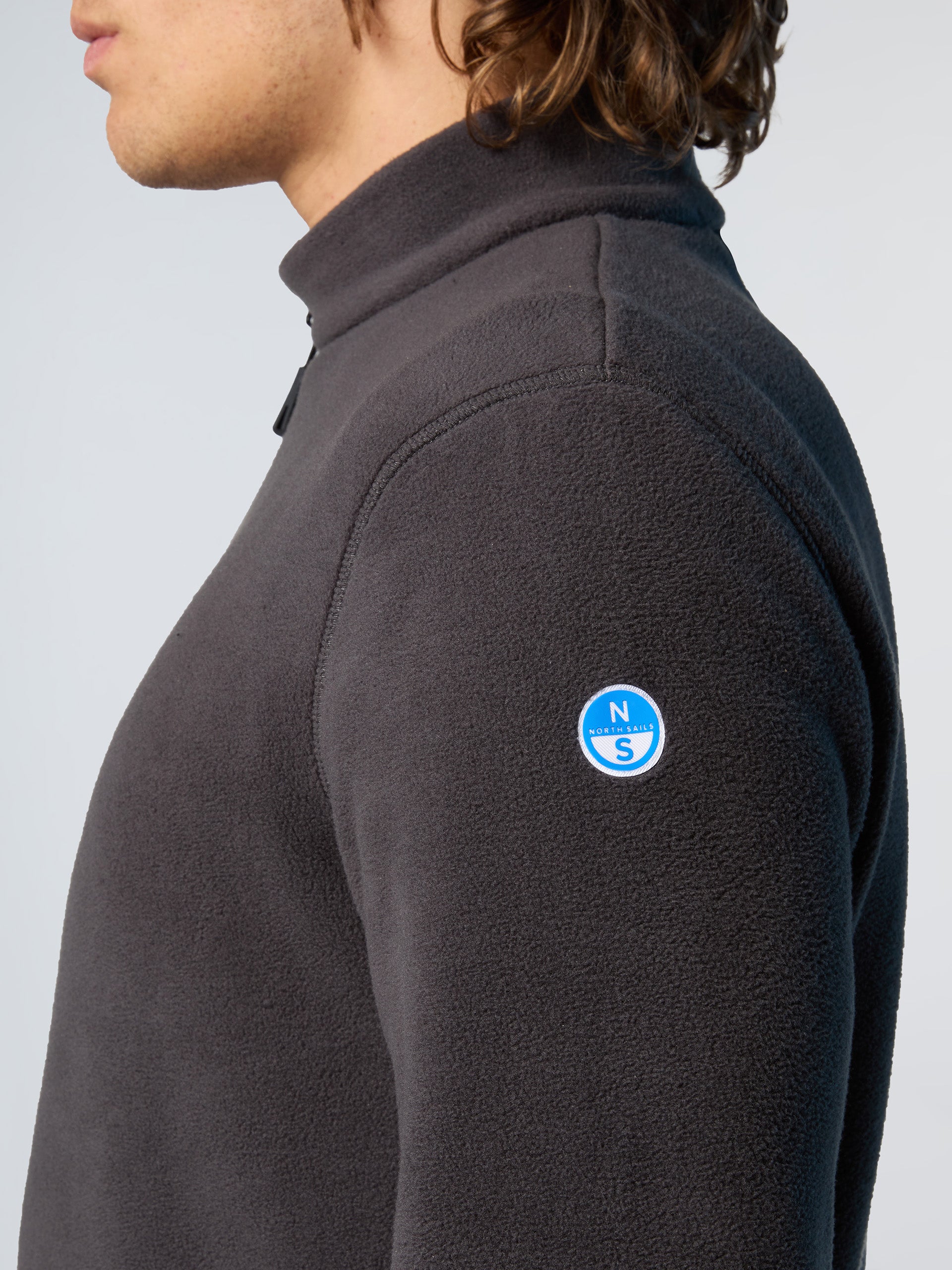 Fleece Mocking Micro Fleece Smock | North Sails