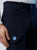 4 | Navy blue | trimmers-canvas-shorts-27m460