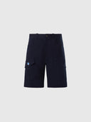 hover | Navy blue | trimmers-canvas-shorts-27m460