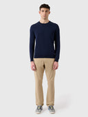 5 | Navy blue | crewneck-knit-27M900
