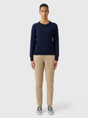 5 | Navy blue | women's-crewneck-knit-27W900