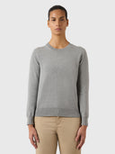 1 | Grey melange | women's-crewneck-knit-27W900