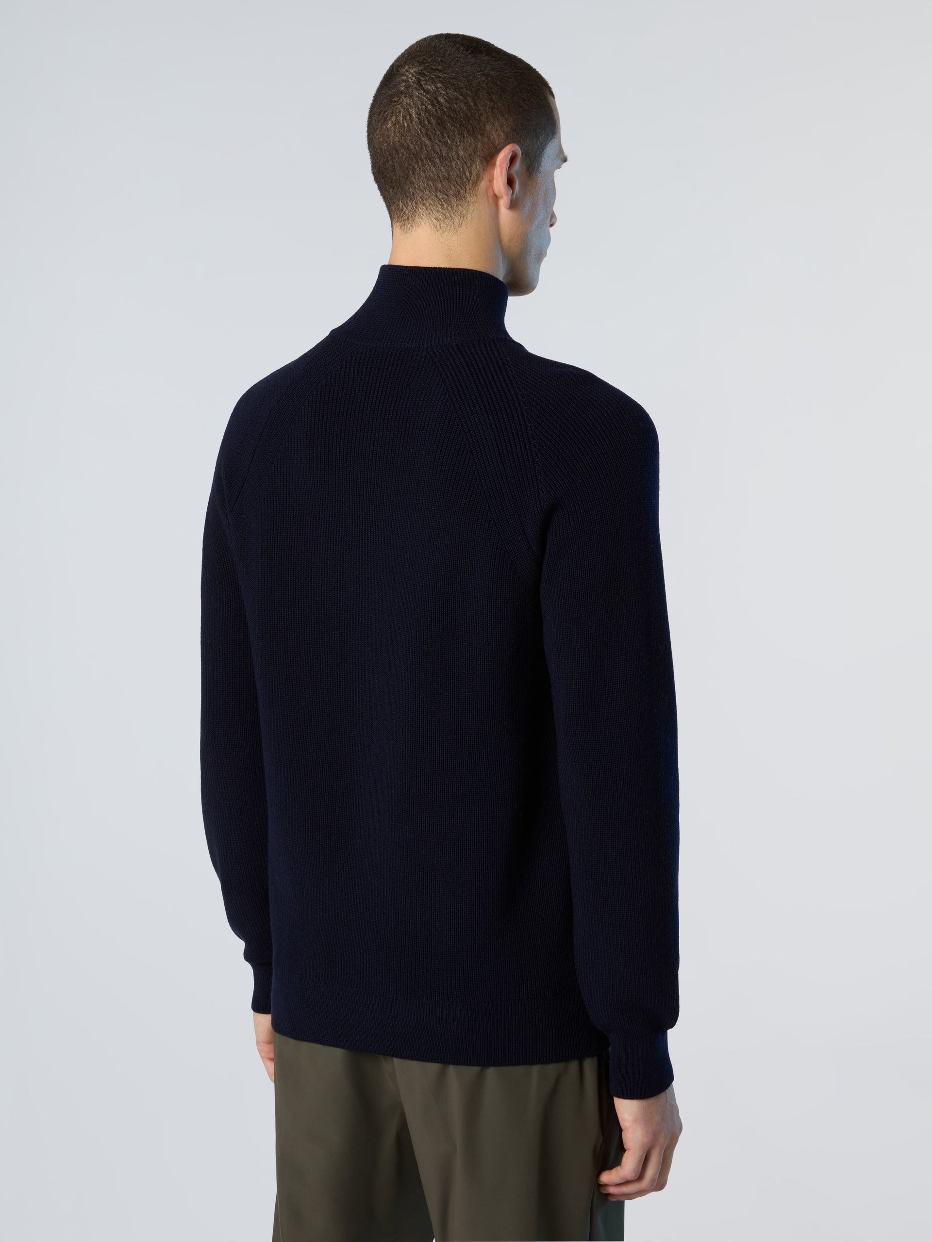 4 | Navy blue | halfzip-12gg-knitwear-451031