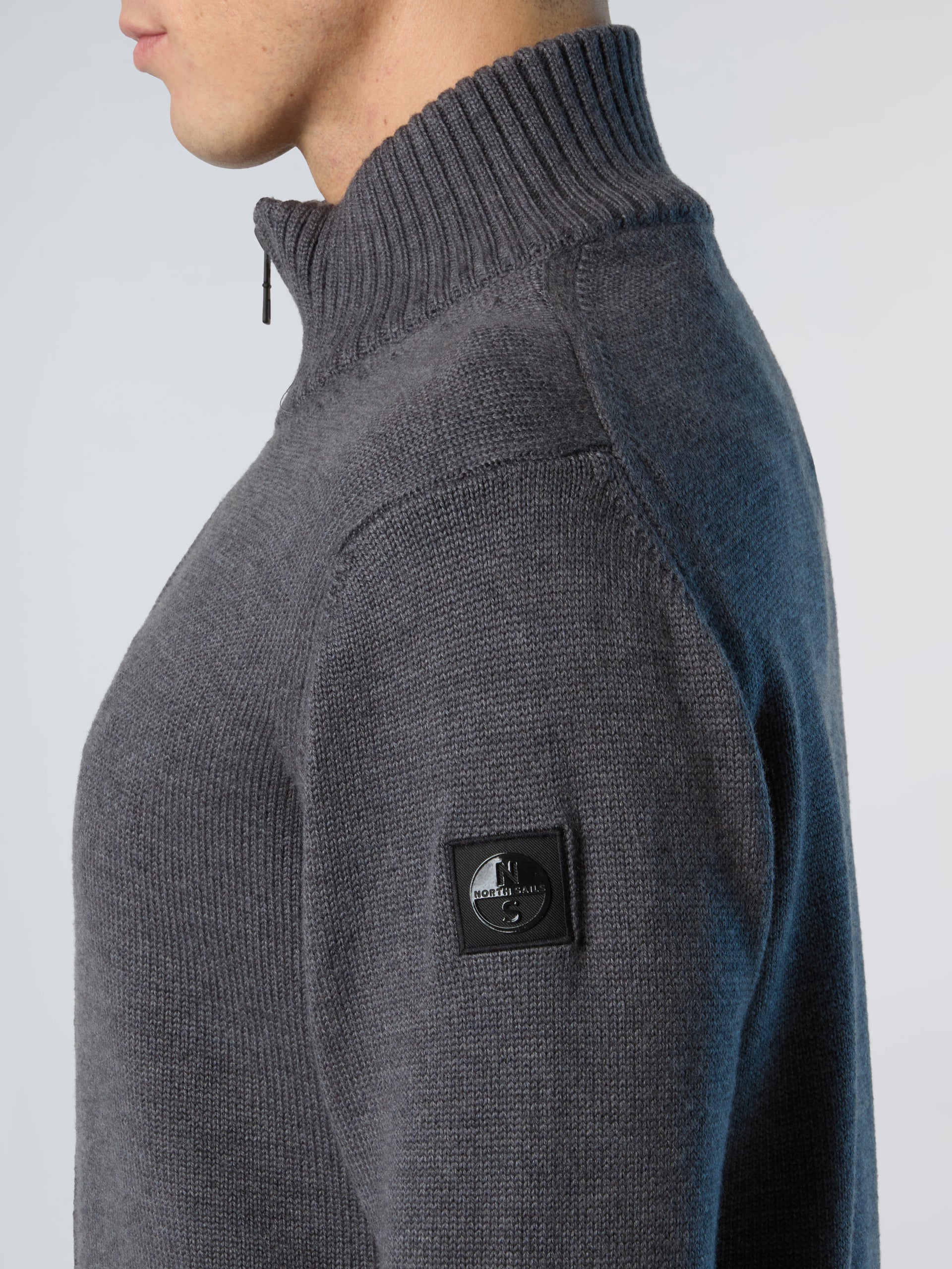 6 | Medium grey melange | full-zip-7gg-knitwear-451032