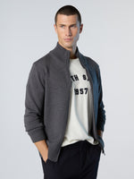 2 | Medium grey melange | full-zip-7gg-knitwear-451032