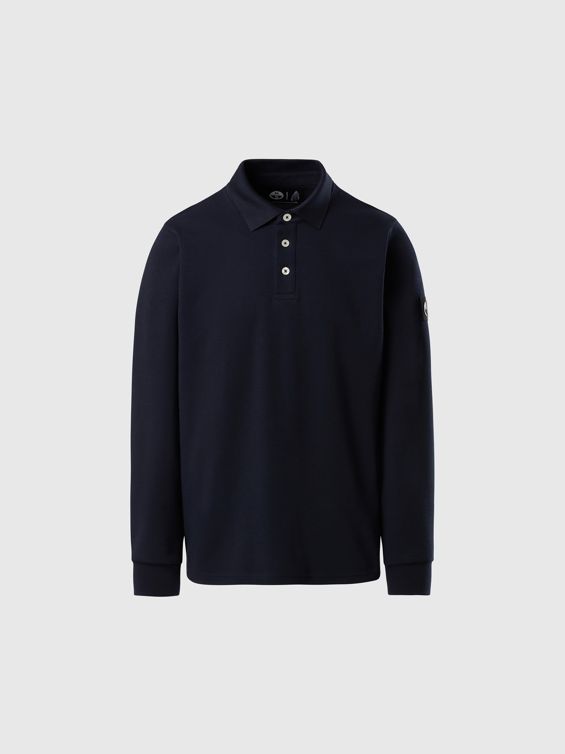 hover | Navy blue | polo-ls-liquid-cotton-453027