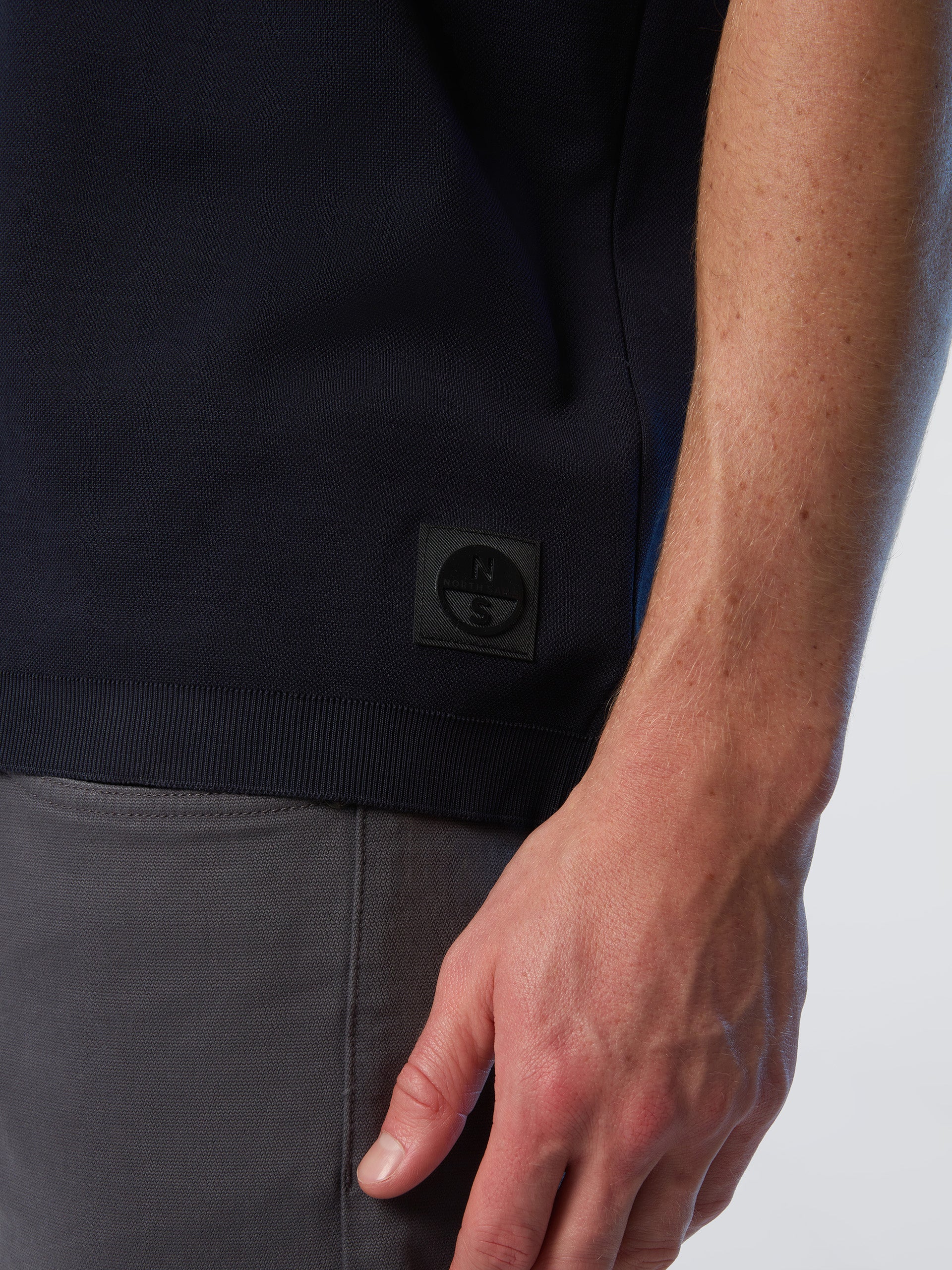 6 | Navy blue | t-shirt-ss-technical-piquet-454031