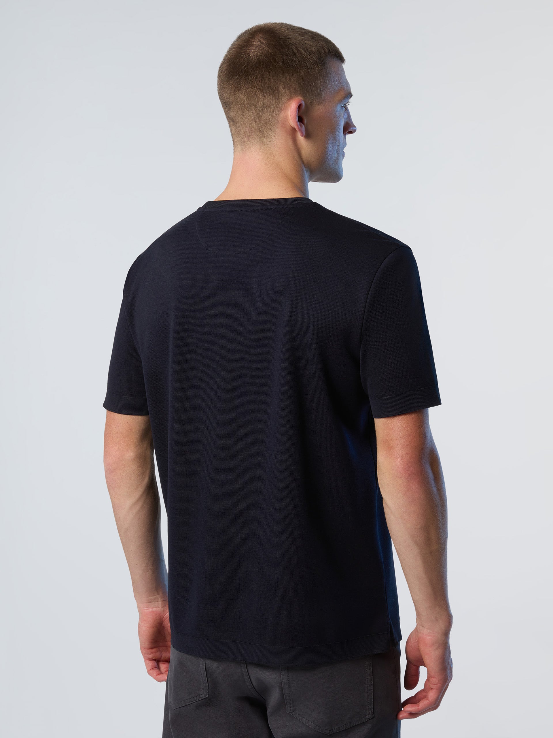 4 | Navy blue | t-shirt-ss-technical-piquet-454031