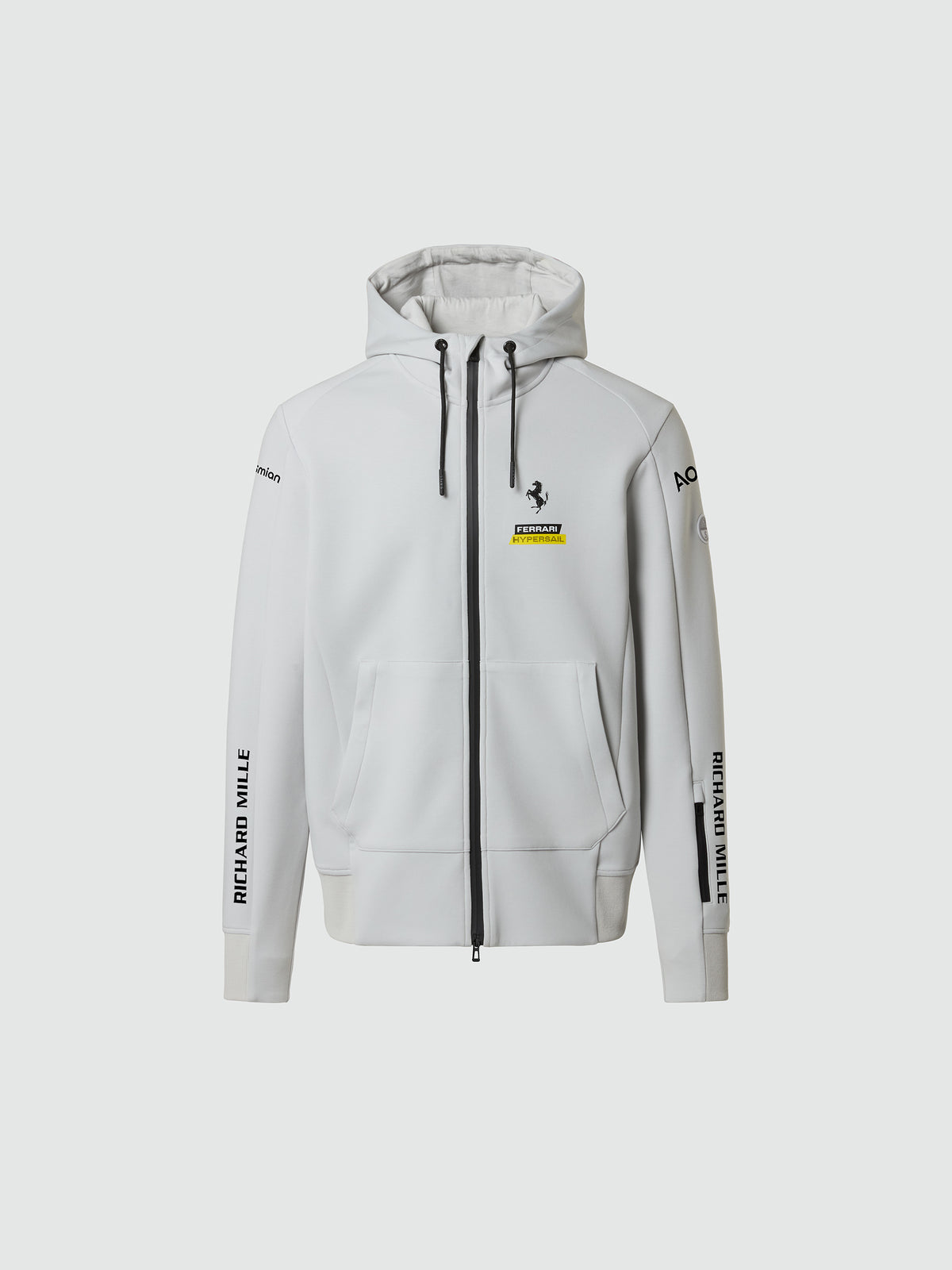 hover | Grey violet | scuba-hooded-full-zip-sweatshirt-492012