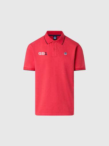 polo-short-sleeve-collar-w/striped-in-contrast-493075