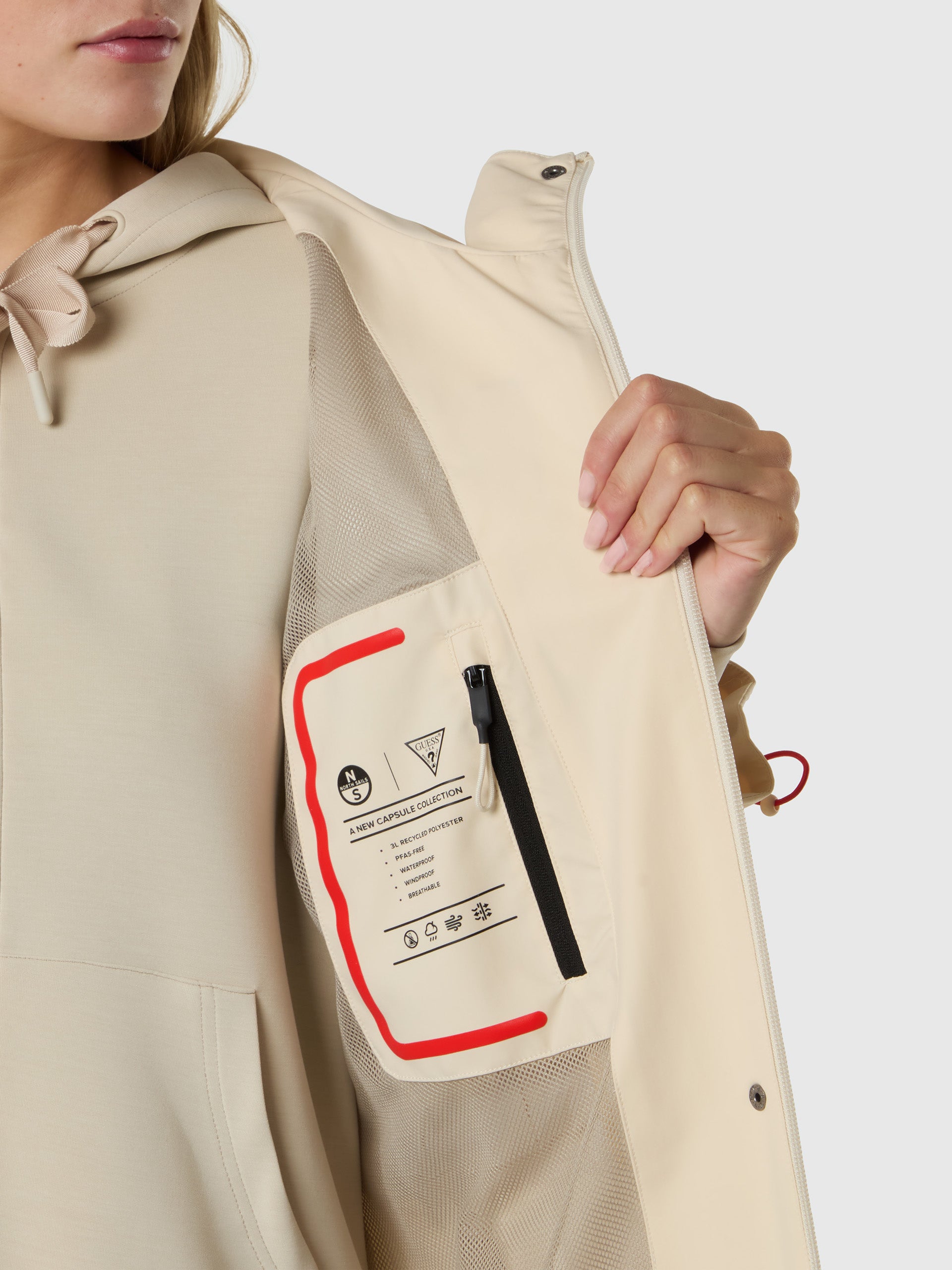 GUESS X NORTH SAILS LONGLINE PARKA | North Sails