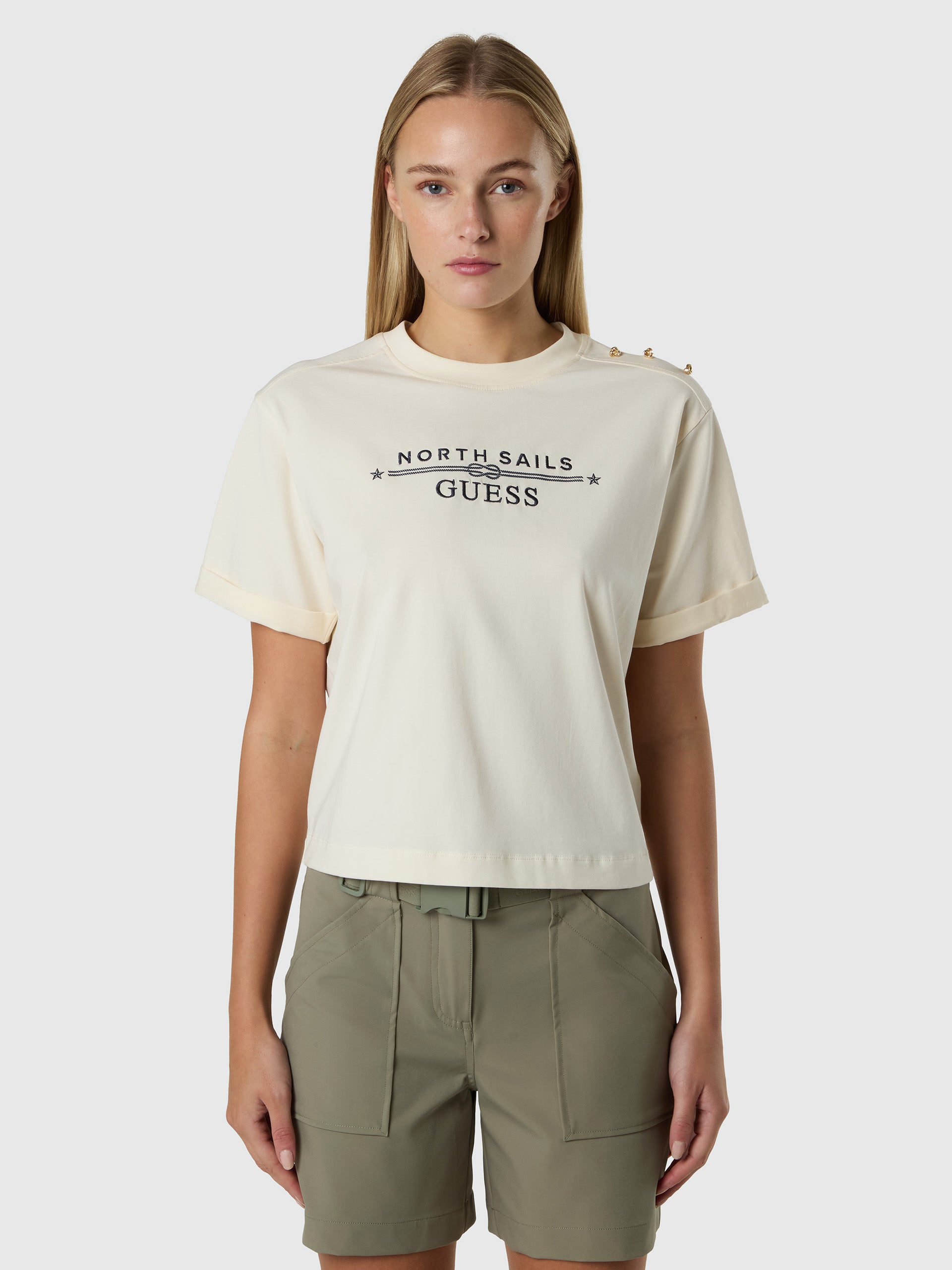 GUESS X NORTH SAILS LOGO T-SHIRT | North Sails