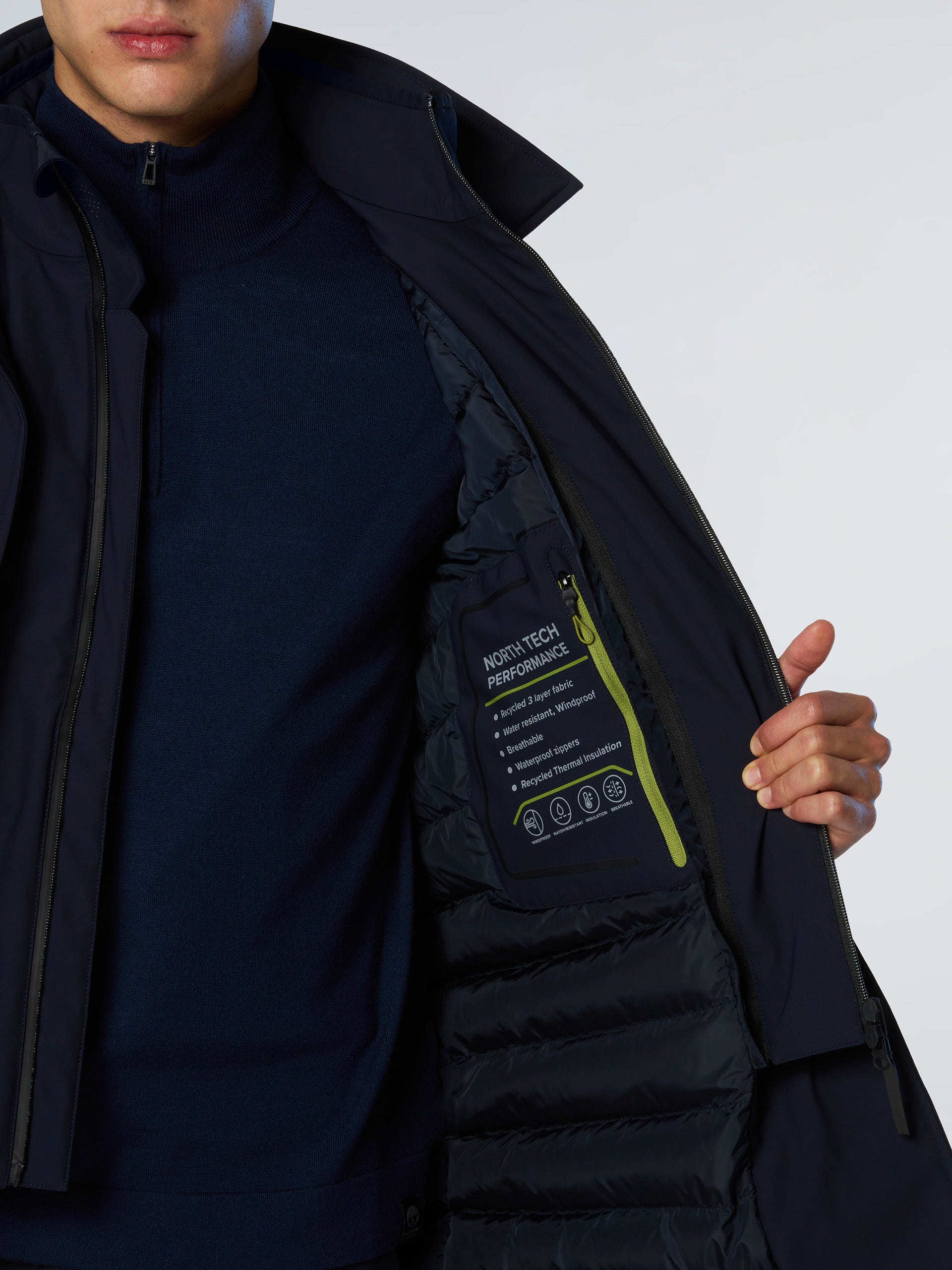 5 | Navy blue | north-tech-trench-jacket-603373