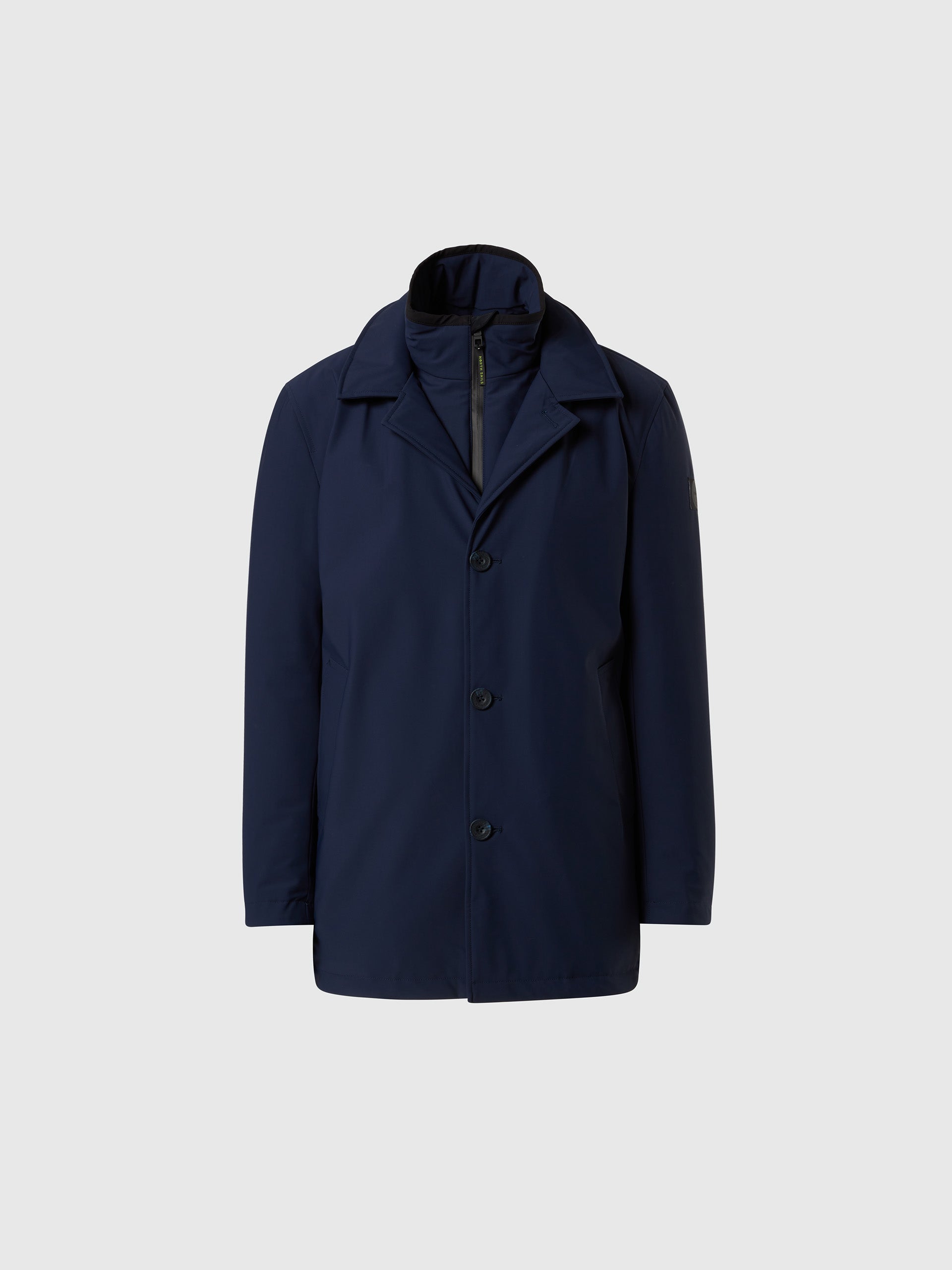 hover | Navy blue | north-tech-trench-jacket-603373