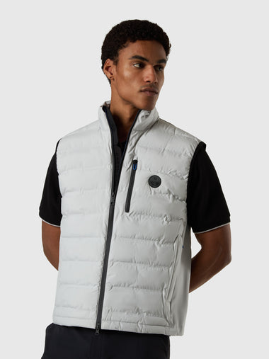 Huixin Gilet Invernale da Uomo Gilet Trapuntato Gilet con Outdoor Collo
