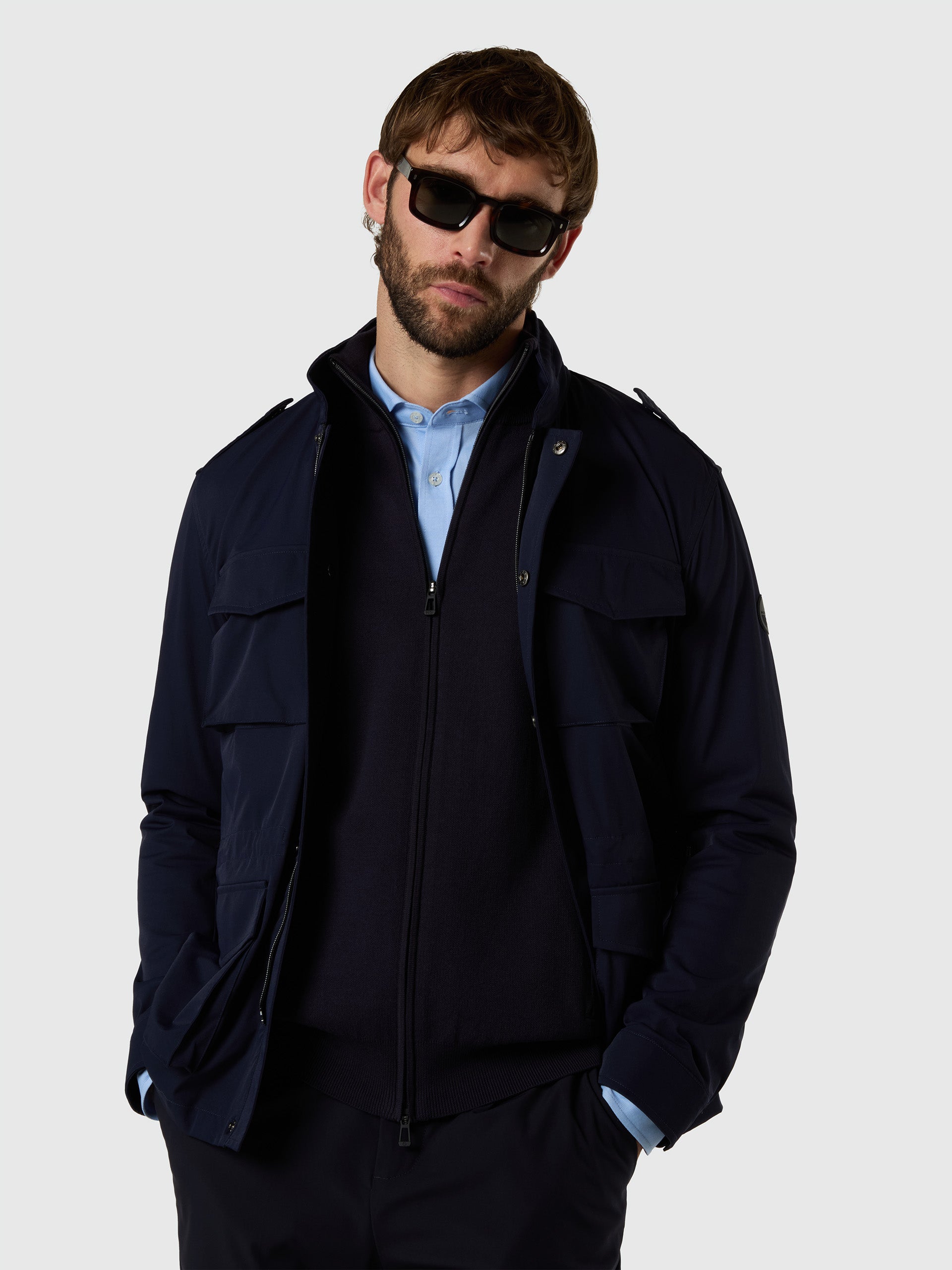2 | Navy blue | richmond-m-65-jacket-603416