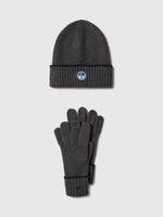 hover | Medium grey melange | gift-box-%28-beanie-and-glove-%29-623349