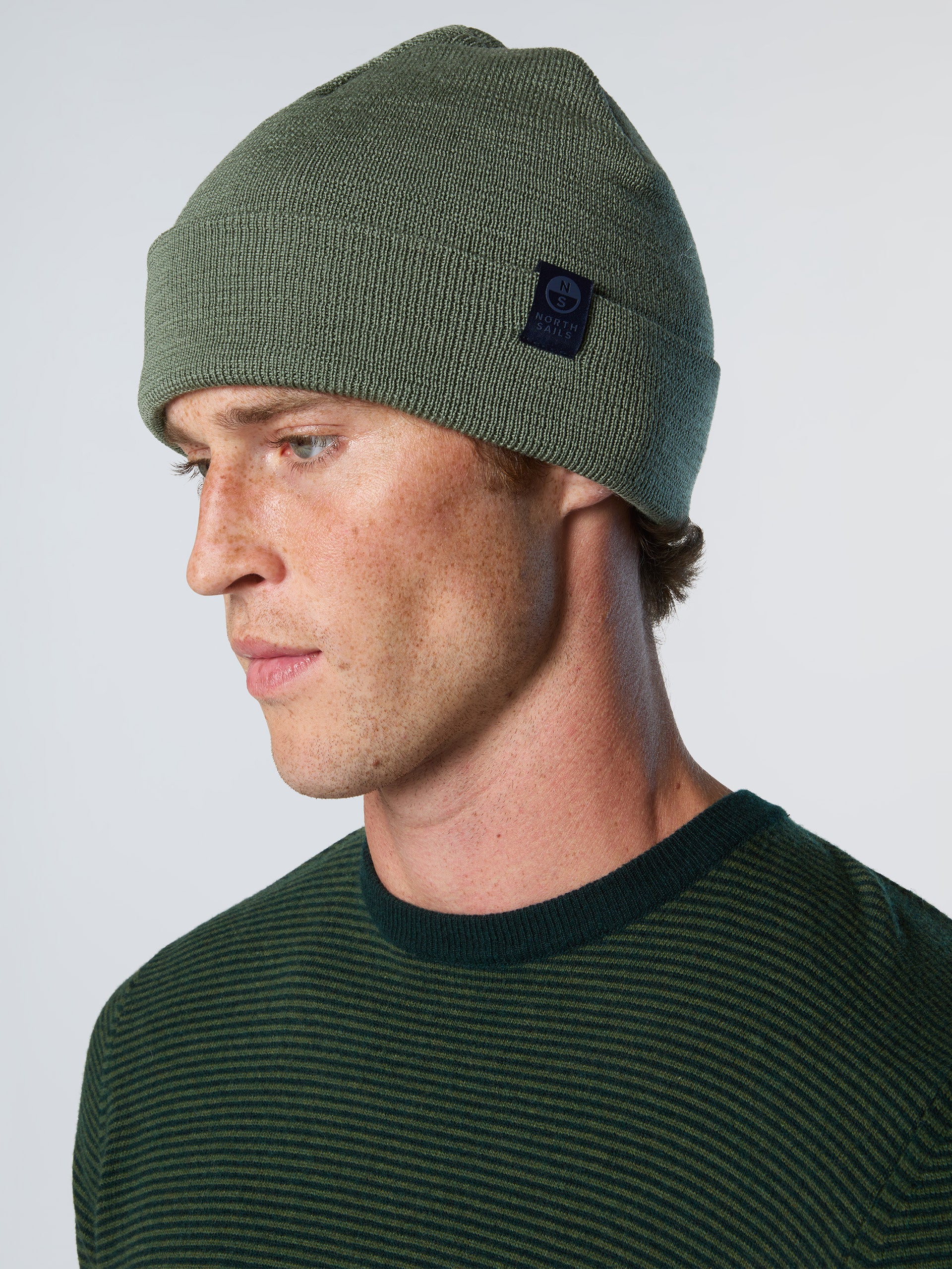 Fine-knit beanie with turn-up | North Sails