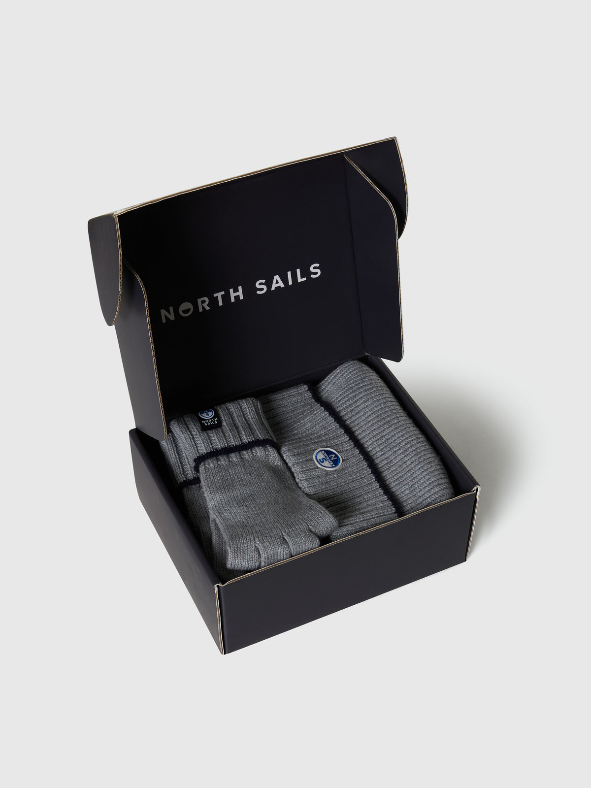 5 | Medium grey melange | gift-box-(-beanie-and-glove-)-623436