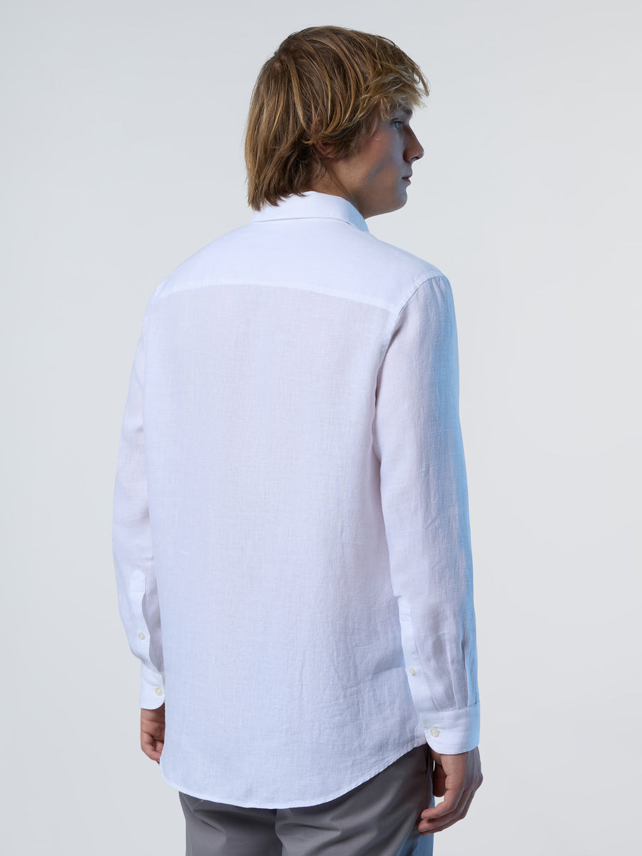 4 | White | shirt-long-sleeve-spread-collar-664300