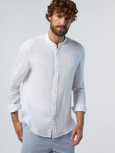 2 | White | shirt-long-sleeve-mandarin-collar-664301