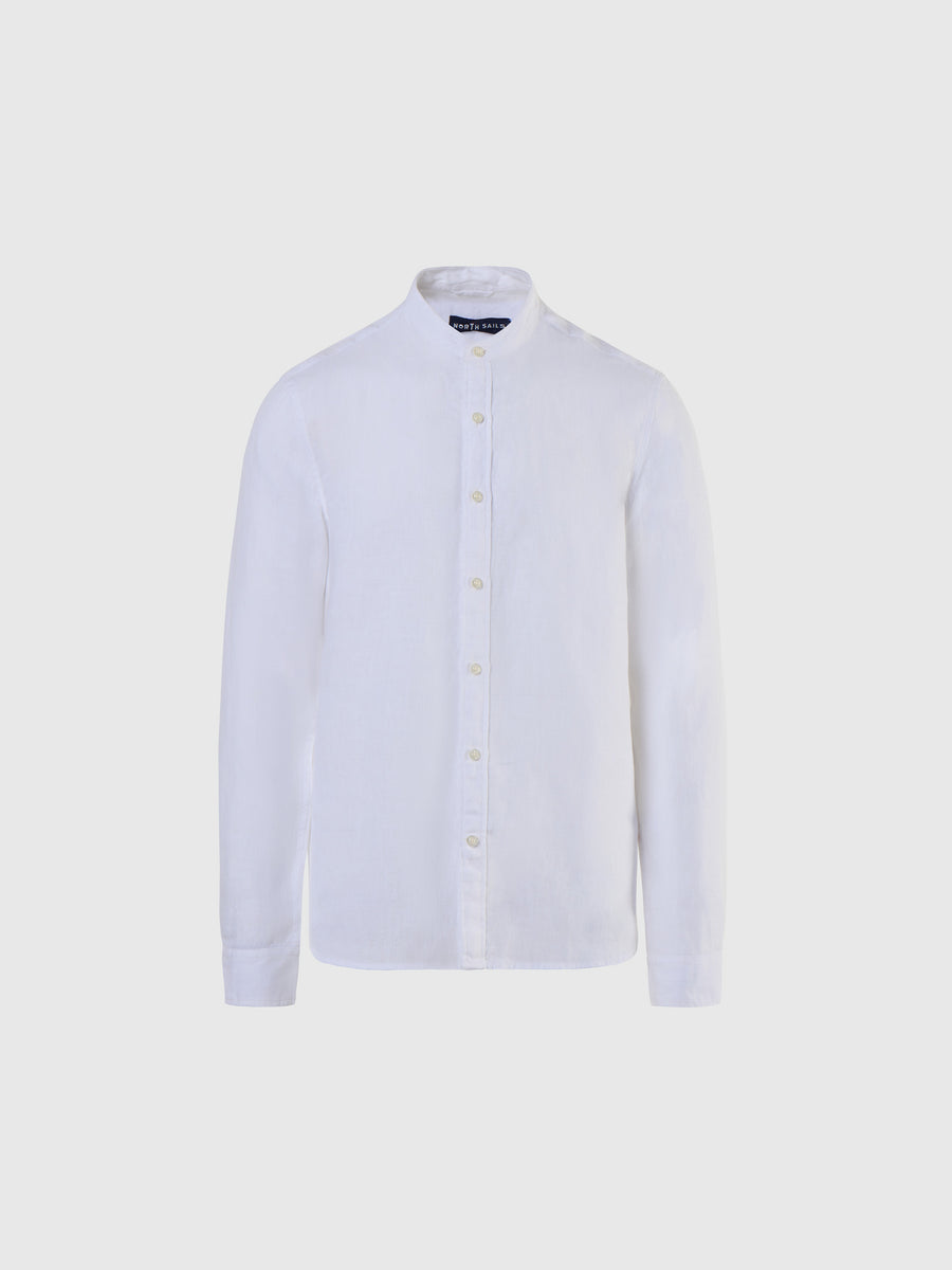 hover | White | shirt-long-sleeve-mandarin-collar-664301