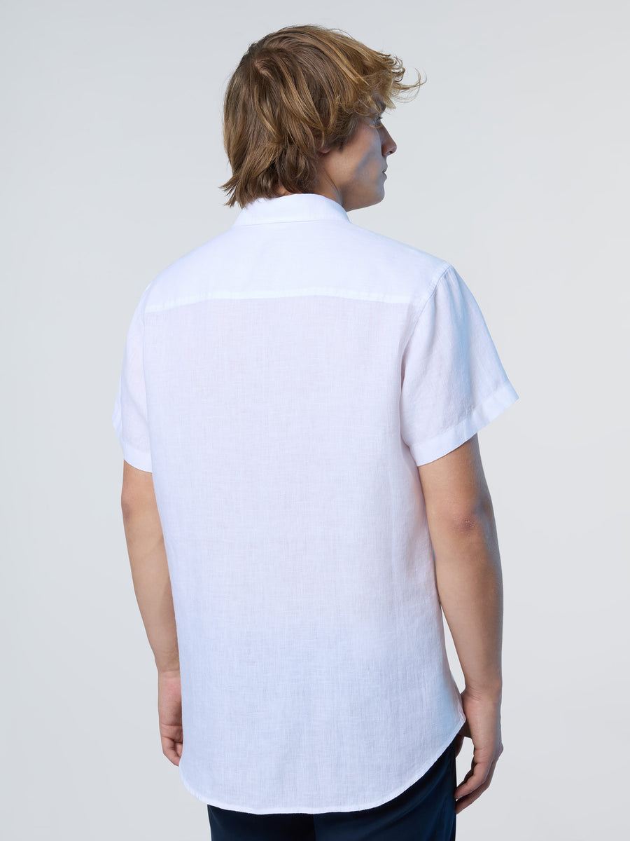 4 | White | shirt-short-sleeve-spread-collar-664302