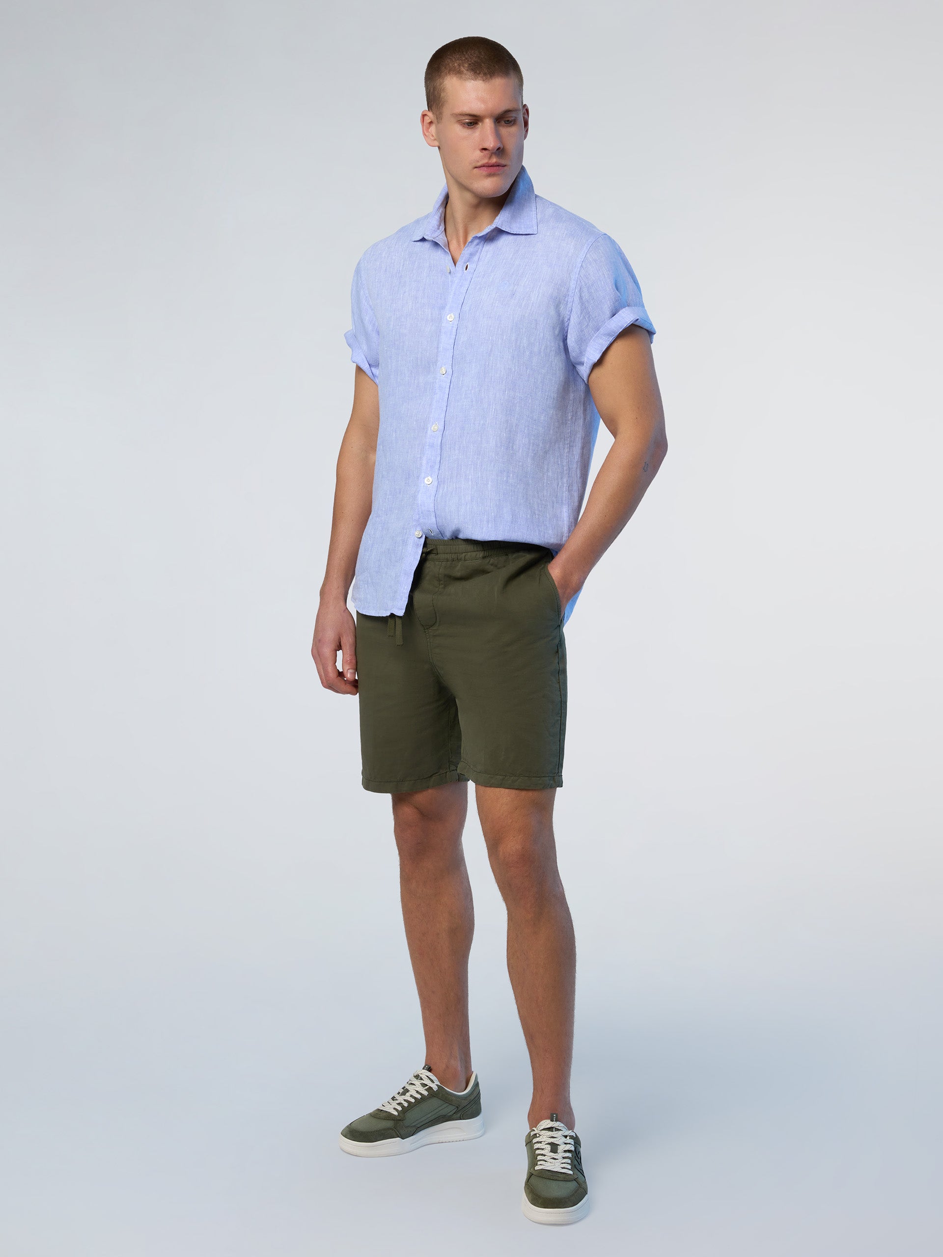 5 | Light blue | shirt-short-sleeve-spread-collar-664302