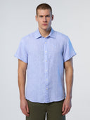 1 | Light blue | shirt-short-sleeve-spread-collar-664302