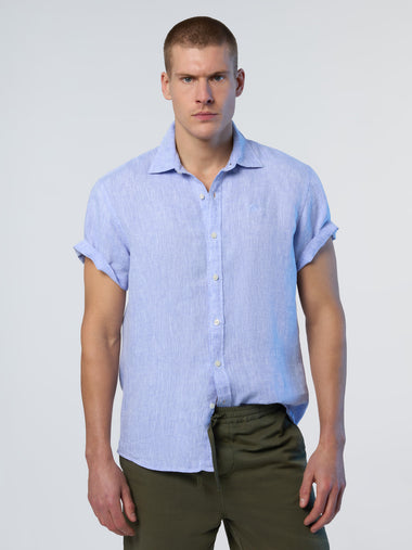 2 | Light blue | shirt-short-sleeve-spread-collar-664302