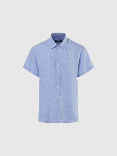 hover | Light blue | shirt-short-sleeve-spread-collar-664302