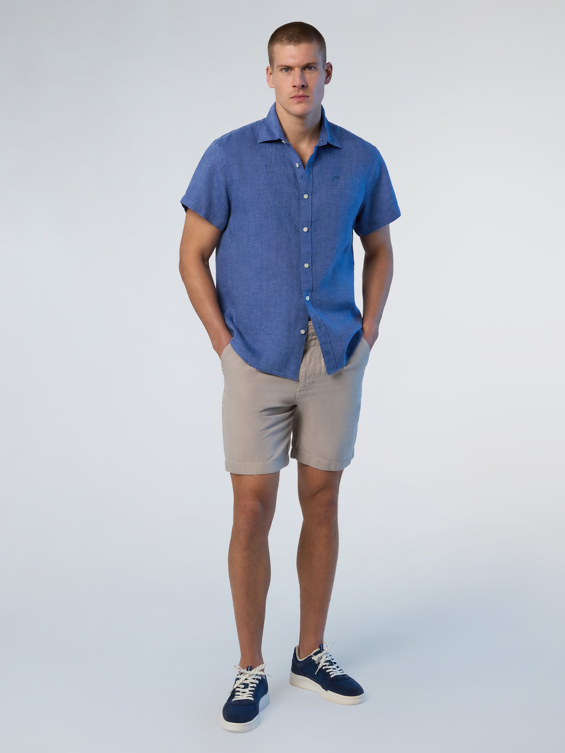 5 | Dark denim | shirt-short-sleeve-spread-collar-664302