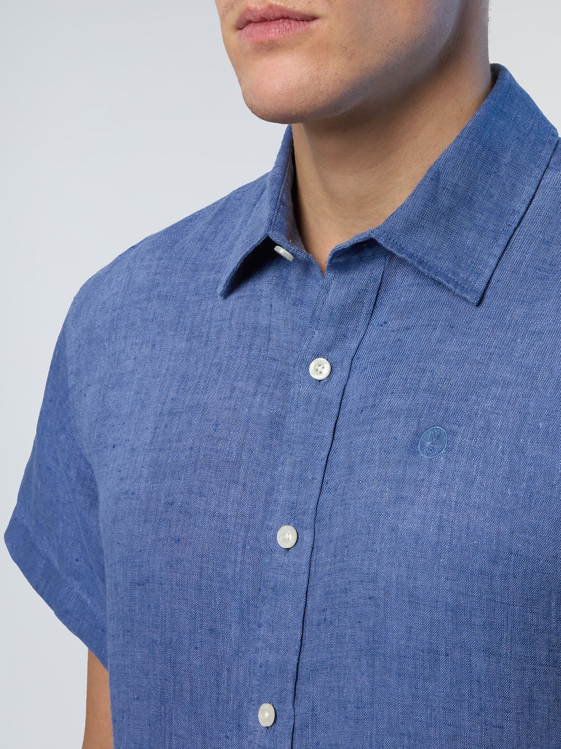 6 | Dark denim | shirt-short-sleeve-spread-collar-664302