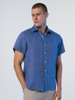 2 | Dark denim | shirt-short-sleeve-spread-collar-664302