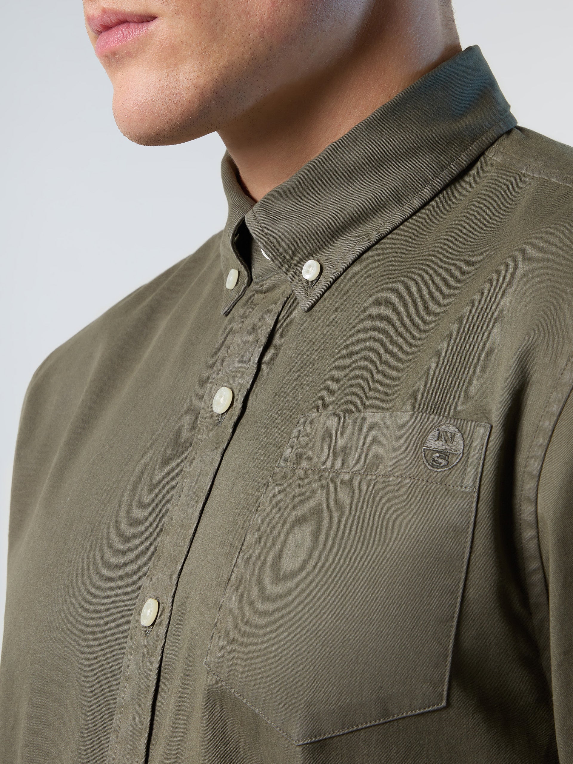 6 | Dusty olive | shirt-long-sleeve-regular-b-d-664305