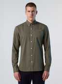 1 | Dusty olive | shirt-long-sleeve-regular-b-d-664305