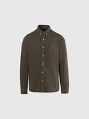 hover | Dusty olive | shirt-long-sleeve-regular-b-d-664305