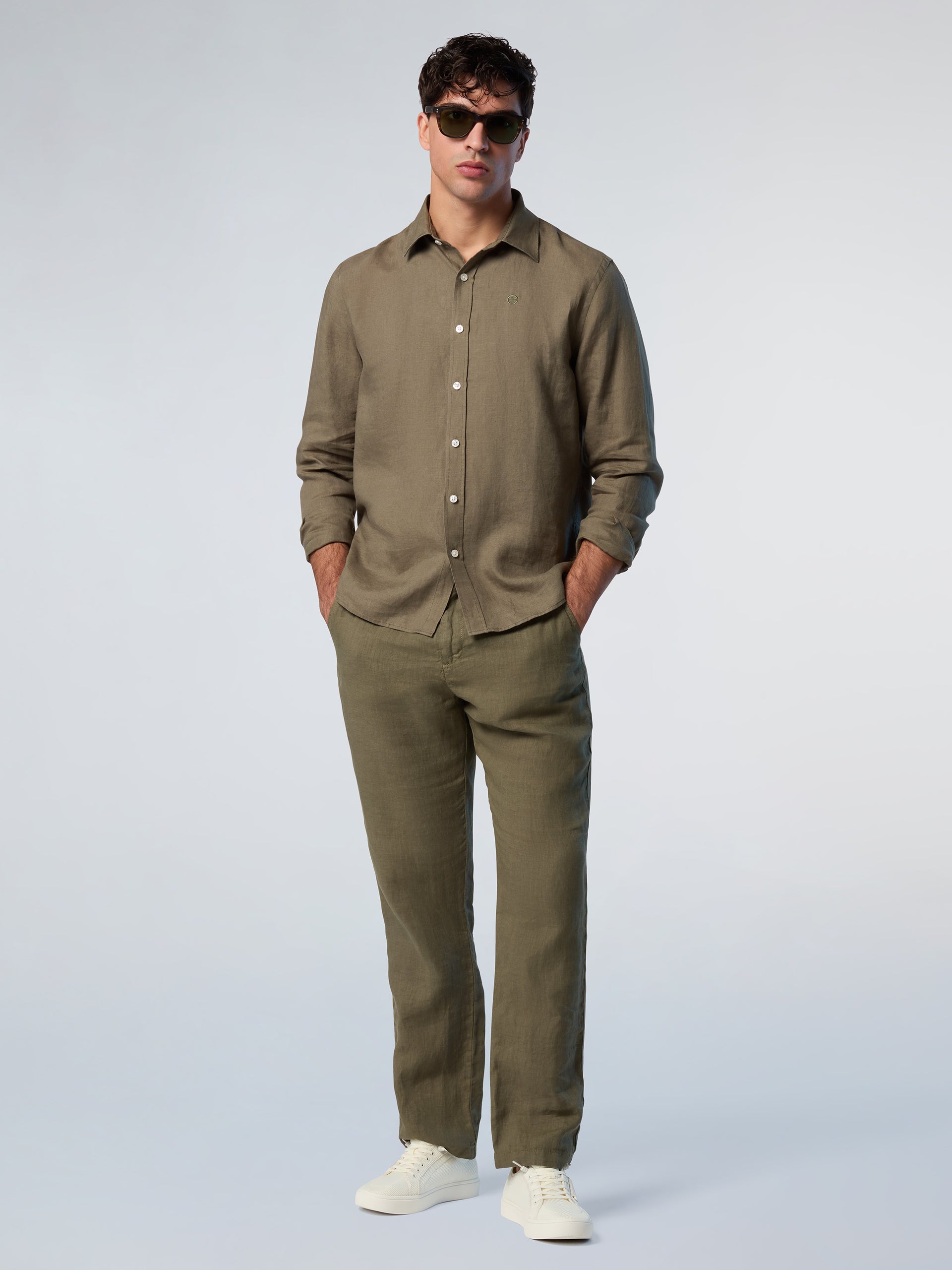 5 | Deep green | shirt-long-sleeve-regular-spread-collar-664368