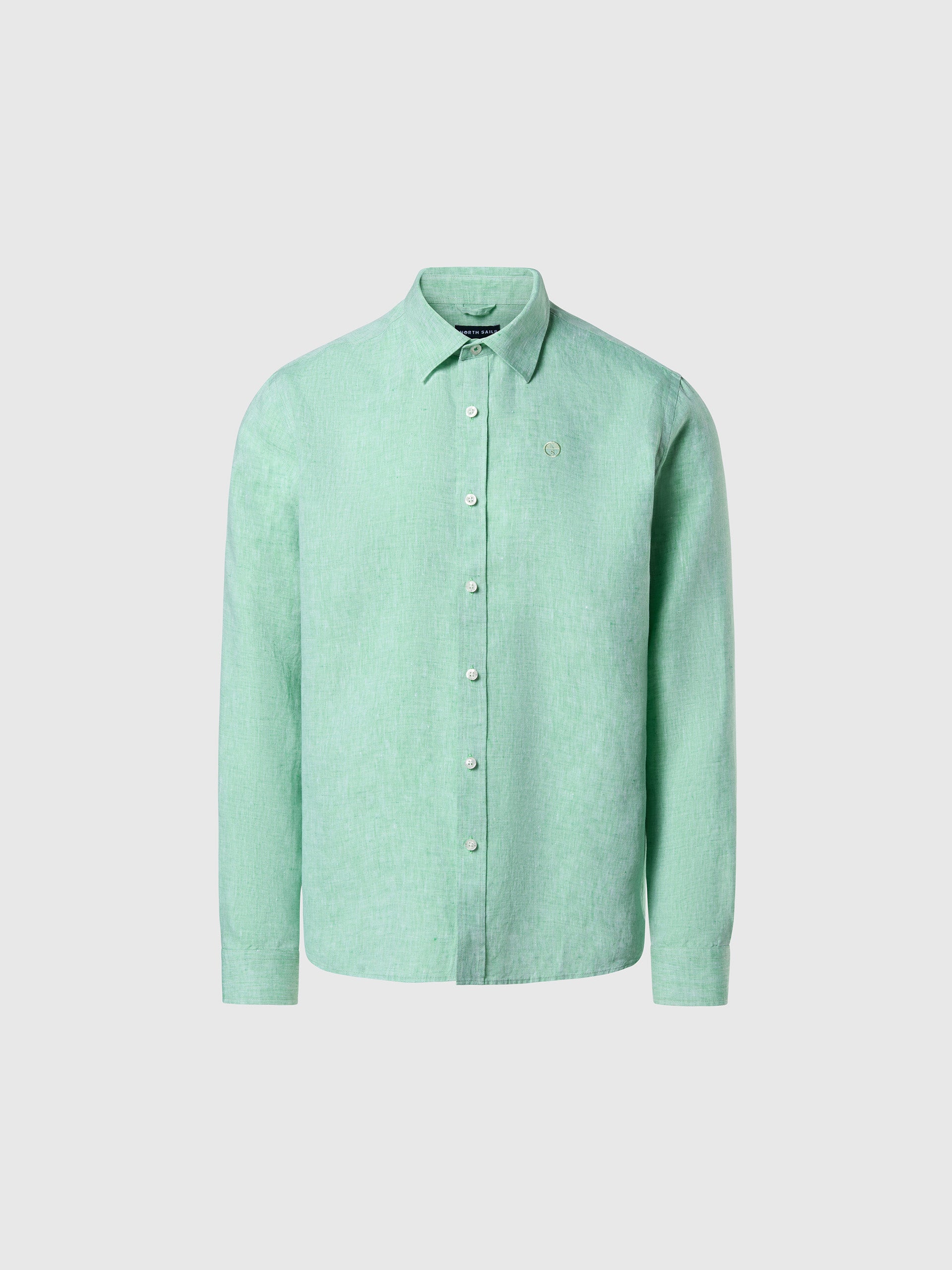 hover | Summer green | shirt-long-sleeve-regular-spread-collar-664368
