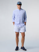 5 | Light blue | shirt-long-sleeve-regular-mandarin-collar-1-664369