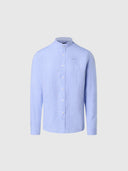 hover | Light blue | shirt-long-sleeve-regular-mandarin-collar-1-664369