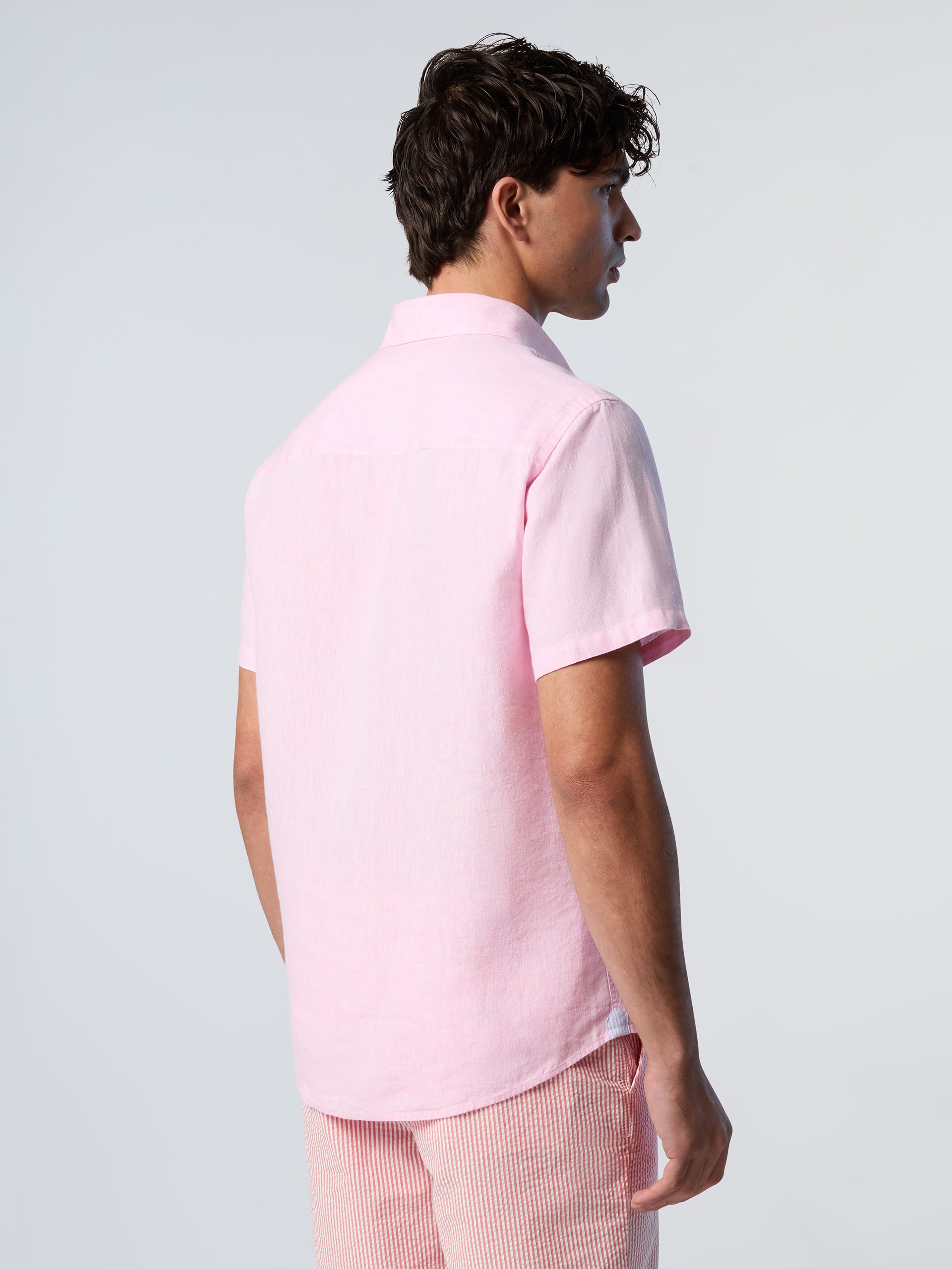 4 | Flamingo plume | shirt-short-sleeve-spread-collar-664370
