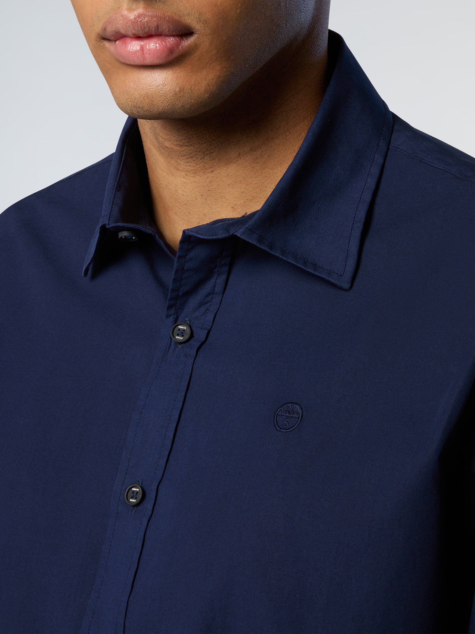 6 | Navy blue | shirt-long-sleeve-regular-spread-collar-664378