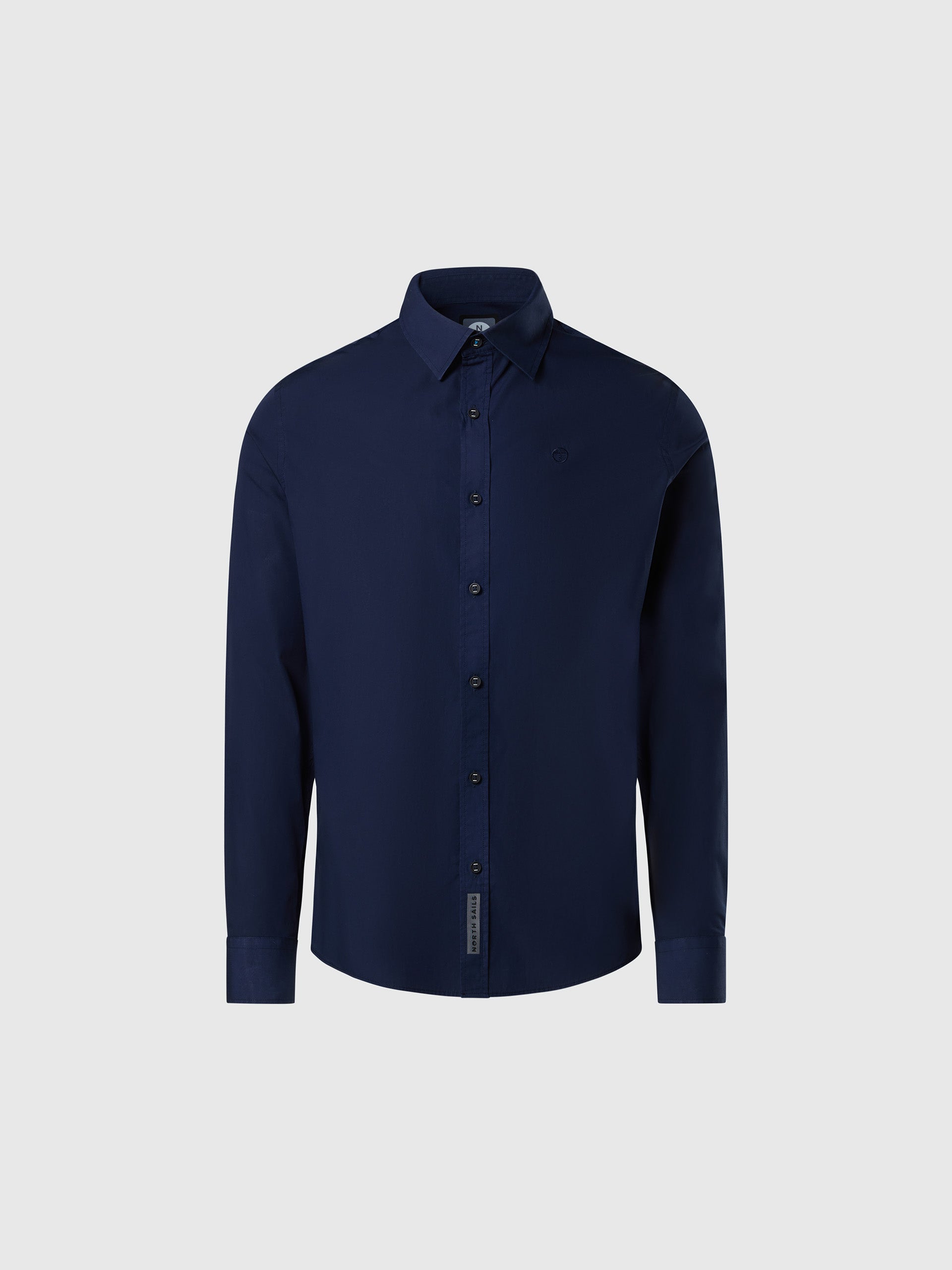 hover | Navy blue | shirt-long-sleeve-regular-spread-collar-664378