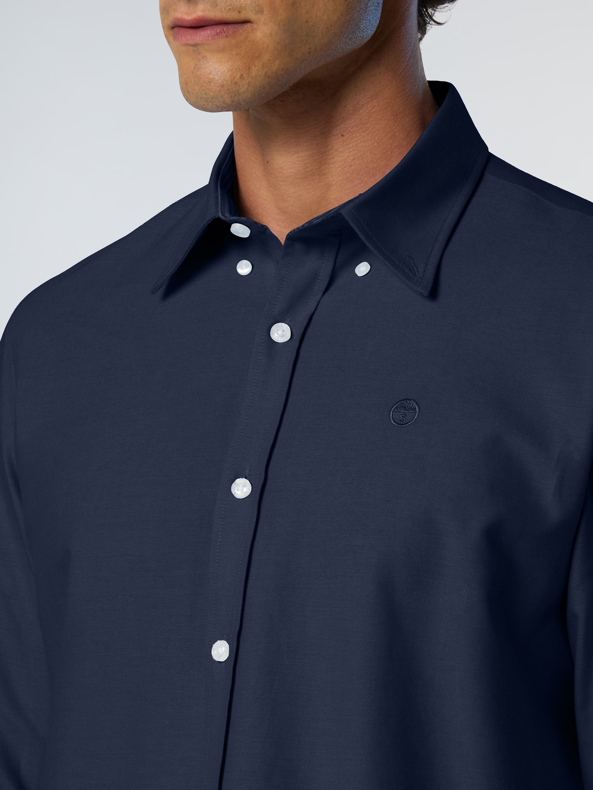 6 | Navy blue | shirt-long-sleeve-regular-b-d-664403