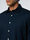 6 | Navy blue | shirt-long-sleeve-regular-spread-collar-664405