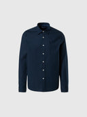 hover | Navy blue | shirt-long-sleeve-regular-spread-collar-664405